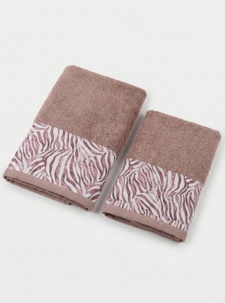 ONDINA Set Asciugamani Malva